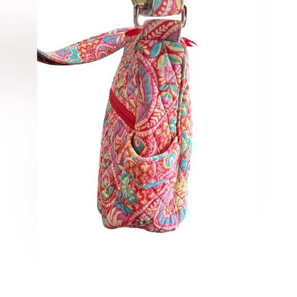 Vera Bradley Colorful Quilted Shoulder Bag Purse - Picture 9 of 15